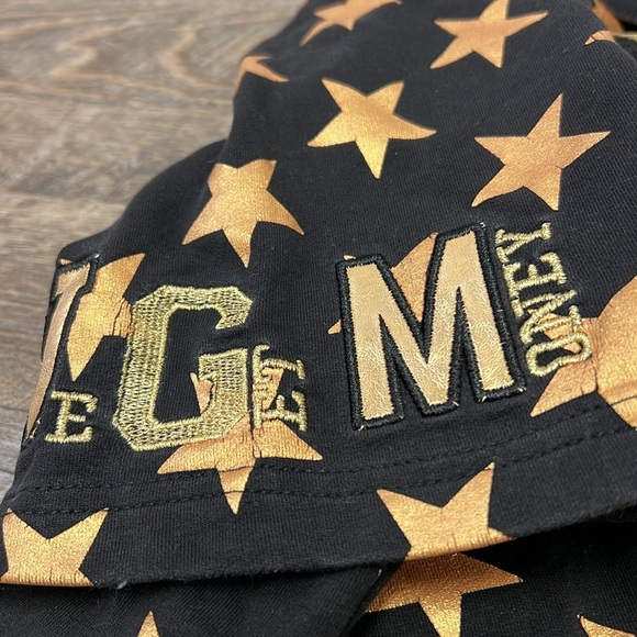 Hudson Outerwear ‘We Get Money’ Men’s Black & Gold Short Sleeve Shirt Size M - Picture 4 of 8